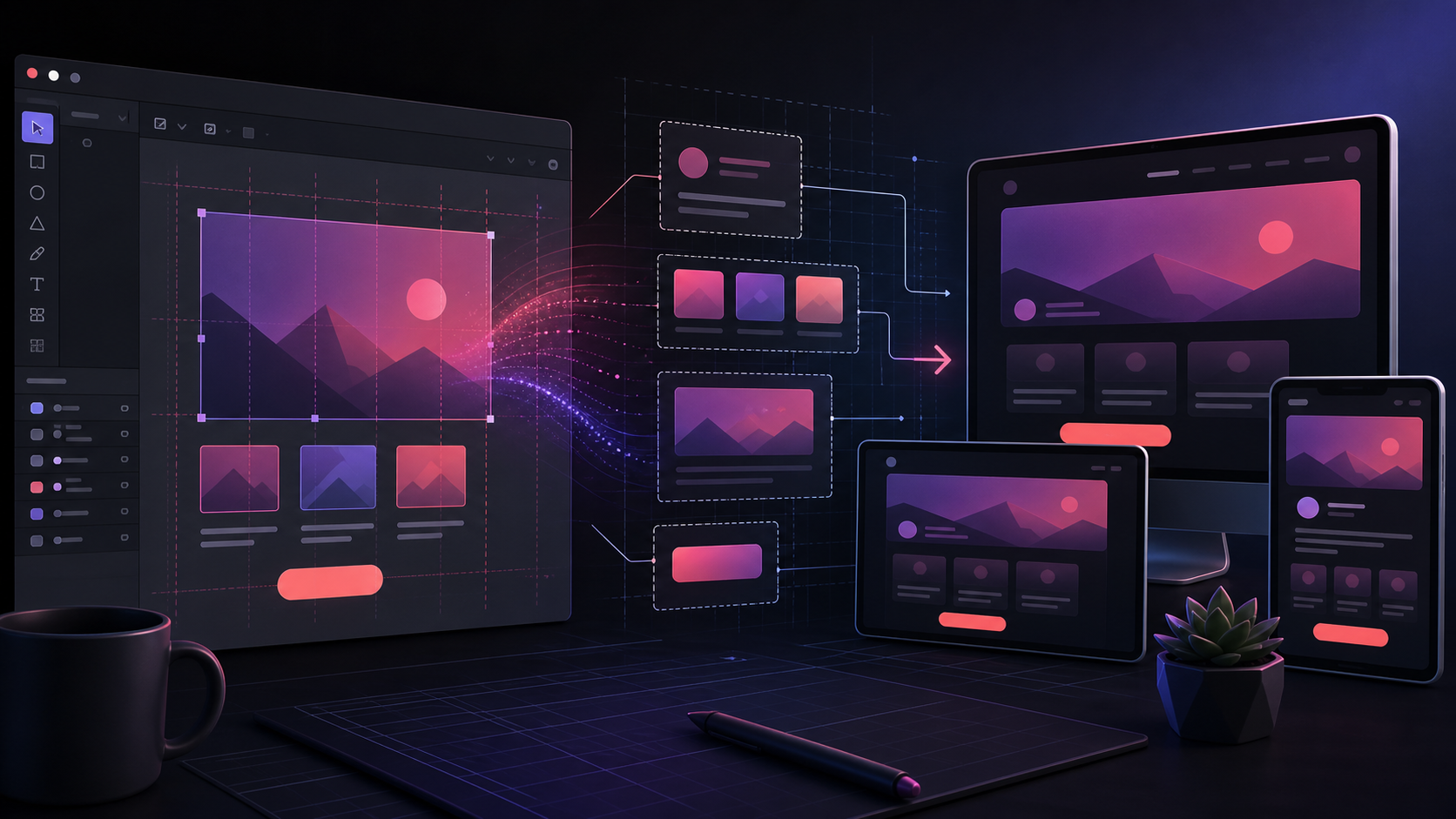 Illustration for From Figma to Development: How I Approach a Client Website